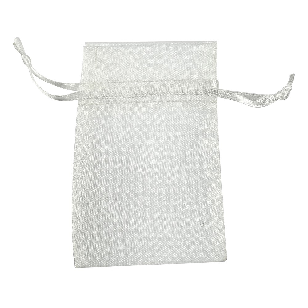 Sacchetto in organza, 14 x 20 cm, argento (50 pz./confezione) | Marco Schreier