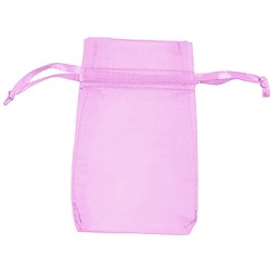 1801102603 Organza-Beutel, 14 x 20cm, rosa (50 St./VE) | Edelsteine, Heilsteine & Schmuck
