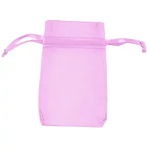 Organza-Beutel, 14 x 20cm, rosa (50 St./VE) | Edelsteine, Heilsteine & Schmuck