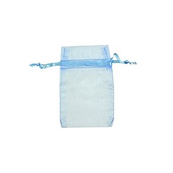 1801102701 Organza-Beutel, 06 x 10cm, hellblau (50 St./VE) | Marco Schreier