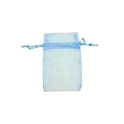 1801102701 Sachet en organza, 06 x 10cm, bleu clair (50 pcs/UC) | Marco Schreier