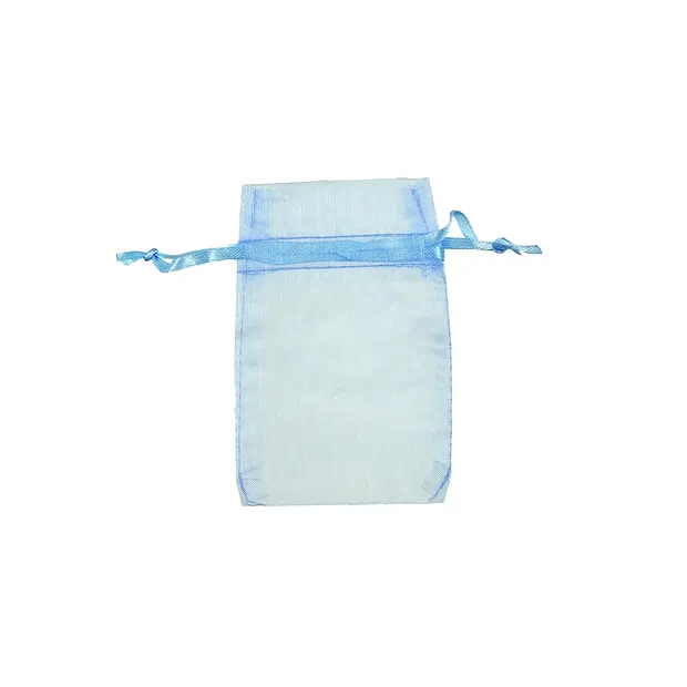 Sachet en organza, 06 x 10cm, bleu clair (50 pcs/UC) | Marco Schreier