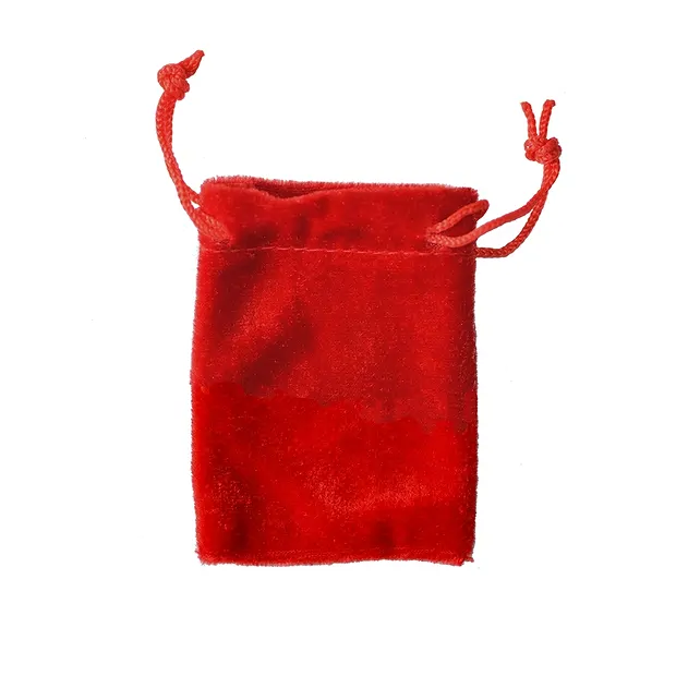 Samtbeutel, 10 x 13,5cm, rot (50 St./VE) | GH Edelsteine, Heilsteine & Schmuck