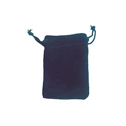 1801103201 Velvet bag, 05 x 7cm, blue (50 pcs./ PU) | wholesaler gems & healing stones