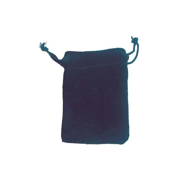 Velvet bag, 05 x 7cm, blue (50 pcs./ PU) | wholesaler gems & healing stones