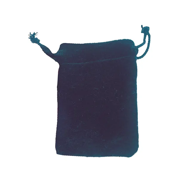 Velvet bag, 14 x 20cm, blue (50 pcs./ PU) | wholesaler gems & healing stones