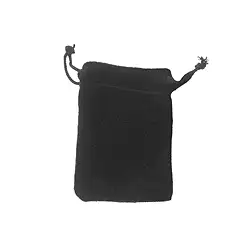 1801103302 Sacchetto di velluto, 06,5 x 10 cm, nero (50 pz./confezione) | Marco Schreier