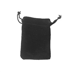 1801103303 Sacchetto di velluto, 10 x 13,5 cm, nero (50 pz./confezione) | Marco Schreier