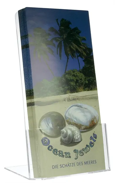 Display stand for DIN long flyers (empty) | wholesaler gems & healing stones