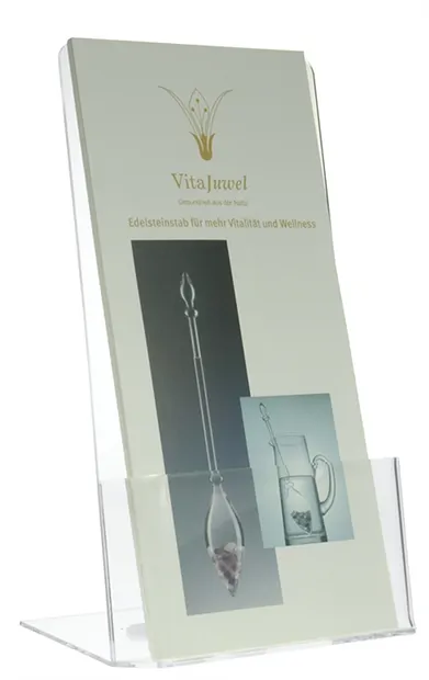 Display stand for DIN long flyers (empty) | wholesaler gems & healing stones