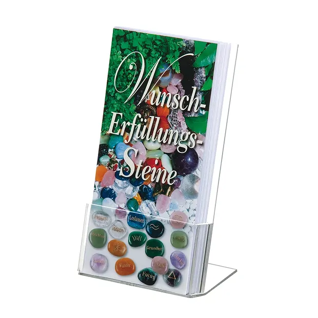 Display stand for DIN long flyers (empty) | wholesaler gems & healing stones
