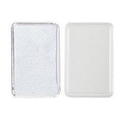 1802021001 Scatole per gioielli in plastica con intarsio bianco (20 UC) | Marco Schreier