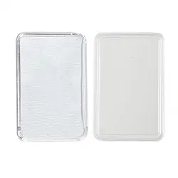 1802021001 Boîtes à bijoux en plastique avec incrustation blanche (20 pcs/UC) | Marco Schreier