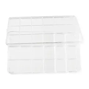 Box for small parts, 18 compartments, 29 x 16cm | gems, healing stones & jewelry
