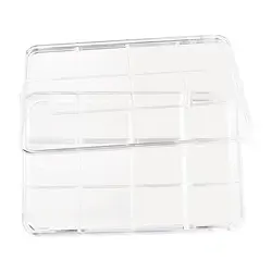 1802021004 Box for small parts, 12 compartments, 23 x 15cm | gems, healing stones & jewelry