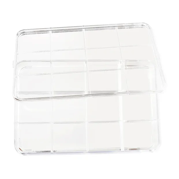 Box for small parts, 12 compartments, 23 x 15cm | gems, healing stones & jewelry