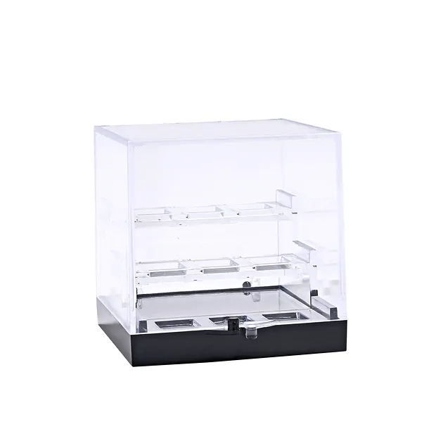 3-tier acrylic container, 6.8 cm | wholesaler gems, healing stones & jewelry
