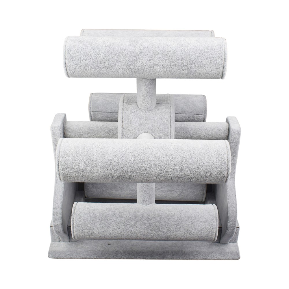 Armband-Display Karusell, grau, 36cm | Schreier Edelsteine, Heilsteine & Schmuck