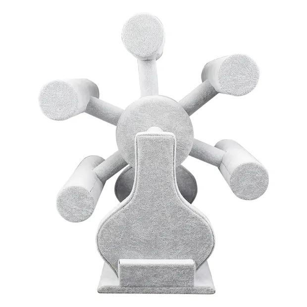 Carrusel expositor de pulseras, gris, 36 cm | Marco Schreier