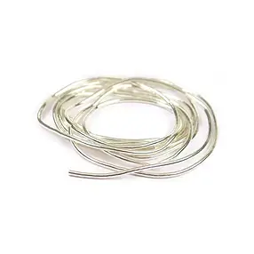 Perlspiraldraht versilbert, 1mm (groß), 1m | GH Edelsteine, Heilsteine & Schmuck