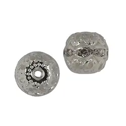 1902633111 Kugel 10mm, MESSING versilbert, Cubic Zirkonia (12 St./VE)  | Marco Schreier