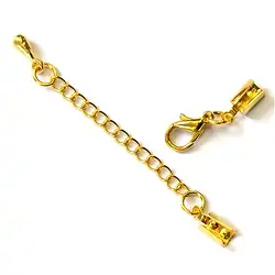 1903290001 Complete clasp, gold-plated metal (10 pcs./ PU) | gems, healing stones & jewelry