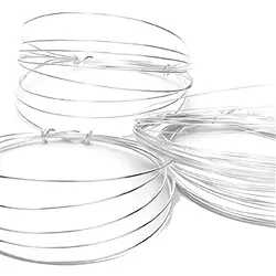 1905102050 Draht 0,5mm, Silber (5m/VE) | Mineralien-Handel Edelsteine, Heilsteine & Schmuck