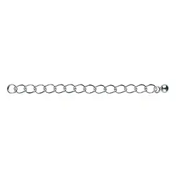 1905103061 Extension chain 60mm x 2mm, silver (6 pcs./ PU) | Marco Schreier