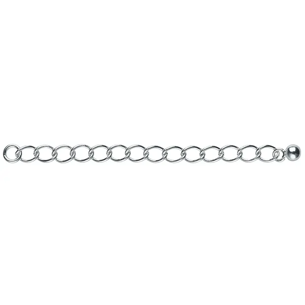 Extension chain 60mm x 3mm, silver (6 pcs./ PU) | Marco Schreier