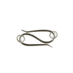 1905201121 Crochet standard 12mm, argent (4 pcs/UC) | Marco Schreier