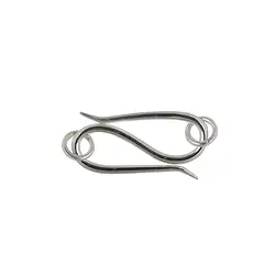 1905201121 Haken Standard 12mm, Silber (4 St./VE) | Edelsteine, Heilsteine & Schmuck-Handel