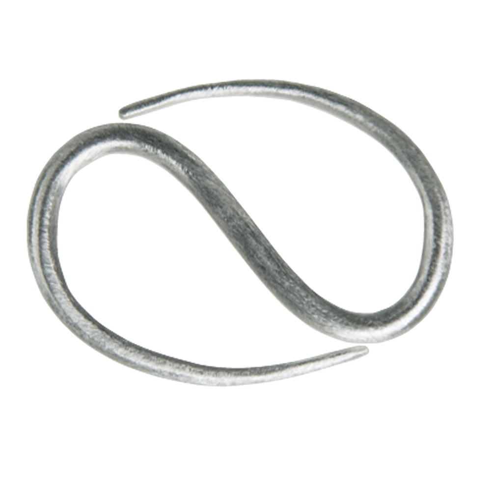 Gancio a S da 30 mm, argento (2 UC) | Gemme Schreier, pietre curative e gioielli