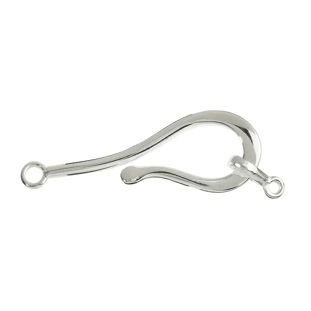 Fischhaken mit Schluppe 45mm, Silber (1 St./VE) | Marco Schreier