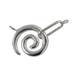 1905209081 Crochet "escargot" 26mm, argent (1 pc/UC) | Marco Schreier