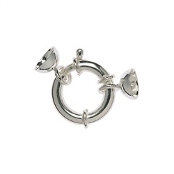 1905211181 Federring Design 18mm mit Endkappen, Silber (1 St./VE) | Marco Schreier