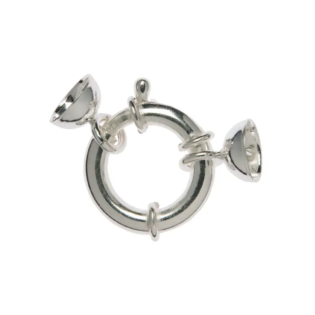 Federring Design 21mm mit Endkappen, Silber (1 St./VE) | Marco Schreier