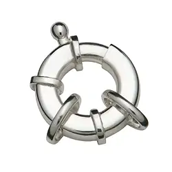 1905212181 Fermoirs ronds plat 18mm avec 2 anneaux (1 pc/UC) | Marco Schreier