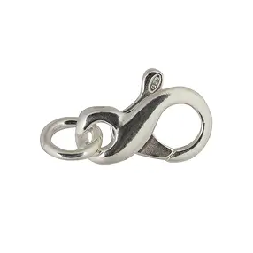 Moschettone "Achter" 10 mm, argento (4 pz./ UC) | Marco Schreier