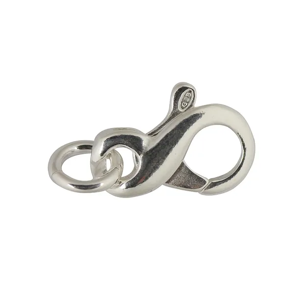 Mosquetón de diseño "Achter" 10mm, plata (4 uds./VE) | Marco Schreier