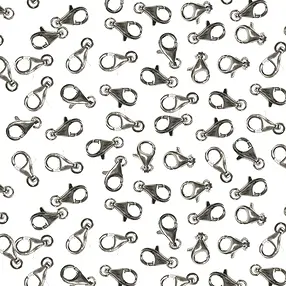 Moschettone a occhiello sciolto 13 mm, argento (100 pz./ UC) | Marco Schreier