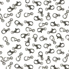 Moschettone a occhiello libero 16 mm, argento (50 pz./ UC) | Marco Schreier