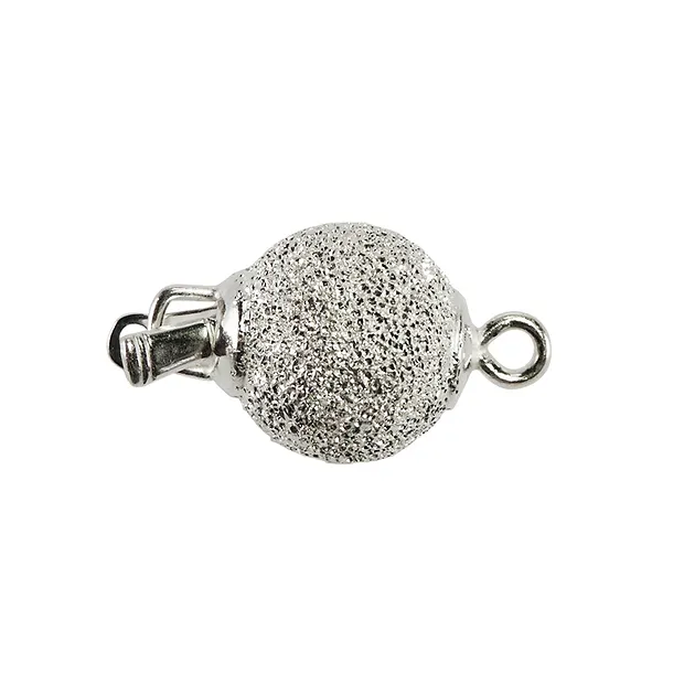 Cierre de bola 08mm, plata diamantada (1 ud./VE) | Marco Schreier