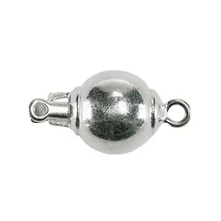 1905250031 Fermoirs boule 10mm, argent (1 pcs/UC) | Marco Schreier