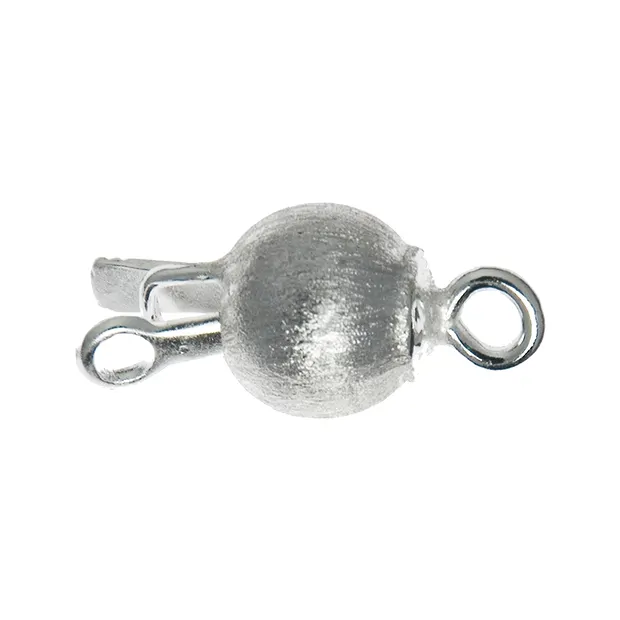 Cierre de bola 10mm, plata mate (1 ud./VE) | Marco Schreier