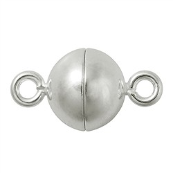 1905260031 Fermoir magn&#xE9;tique rond 12mm, argent (1 pcs/UC) | Marco Schreier