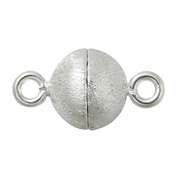 1905260032 Fermoir magn&#xE9;tique rond 12mm, argent mat (1 pcs/UC) | Marco Schreier