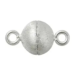 1905260032 Magnetschließe rund 12mm, Silber matt (1 St./VE) | Marco Schreier