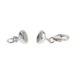 1905260101 Magnetic clasp with Lobster Clasp, silver (1 pc./ PU) | Marco Schreier