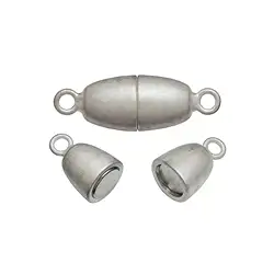 1905261081 Magnetschließe oval 08mm, Silber (1 St./VE) | Edelsteine, Heilsteine & Schmuck