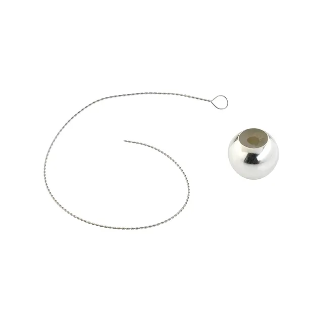 Adjusting ball 4.5mm (2.0mm hole), silver (1 pc./ PU) | Marco Schreier
